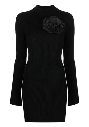 Blumarine cut-out wool mini dress - Black