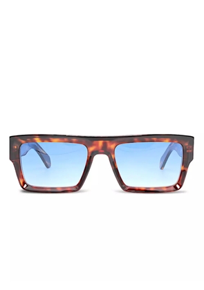 Kador tortoiseshell-effect square-frame sunglasses - Brown