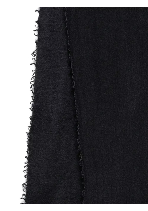 Faliero Sarti frayed scarf - Black