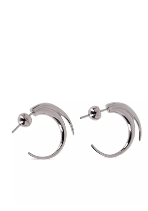 Panconesi Vortice curved earrings - Silver