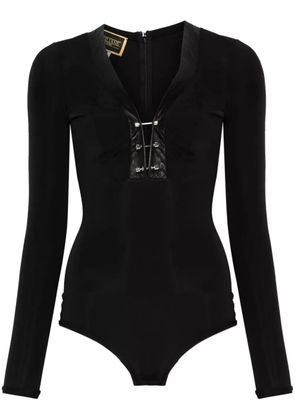 MITILIANE COUTURE piercing-detail bodysuit - Black