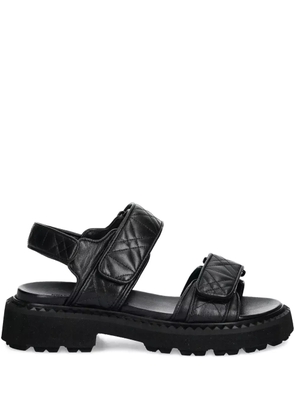 Kennel & Schmenger quilted platform sandals - Black