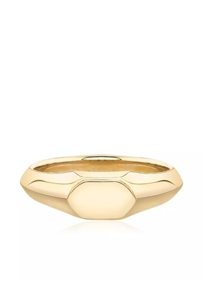 Lizzie Mandler Fine Jewelry knife edge signet ring - Gold