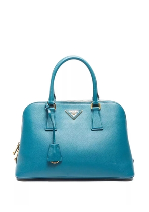 Prada Pre-Owned 2012-2013 triangle-logo two-way tote bag - Green