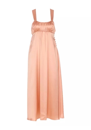 Chloé sleeveless ruched midi dress - Pink