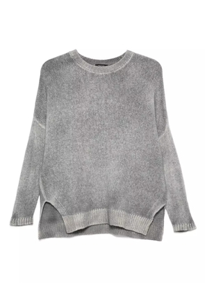 Avant Toi ribbed-trim jumper - Grey