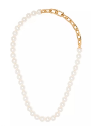 AMBUSH pearl chain detail necklace - White