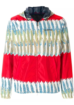 Valentino Garavani patterned zipped jacket - Red