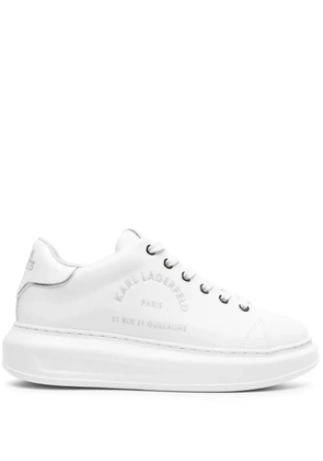 Karl Lagerfeld Kapri leather sneakers - White