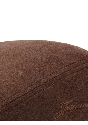 Jacquemus Le Valérie wool beret - Brown