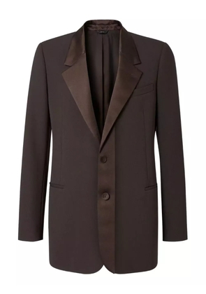 FENDI single-breasted tailored blazer - Brown
