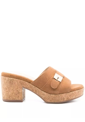 Scholl Ophelia platform sandals - Brown
