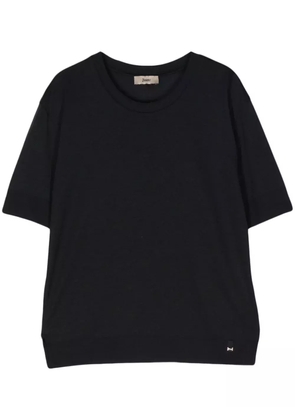 Herno fine-knit short-sleeved jumper - Blue