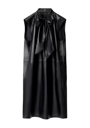 Fabiana Filippi tie-neck sleeveless midi dress - Black