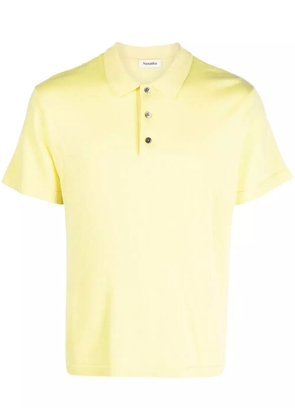 Nanushka short-sleeve merino polo shirt - Yellow