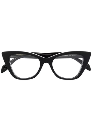 Alexander McQueen Eyewear cat-eye glasses - Black