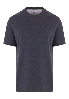 Brunello Cucinelli short-sleeve crew-neck T-shirt - Grey