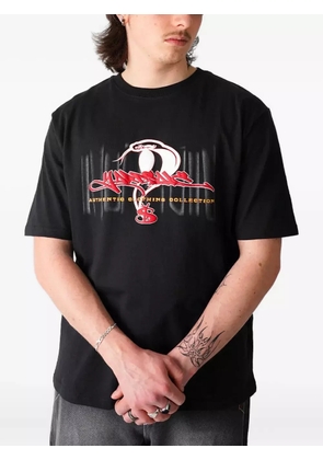 YARDSALE logo-print T-shirt - Black