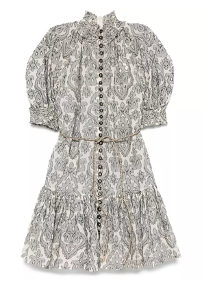 ZIMMERMANN Wylie Lantern mini dress - Black