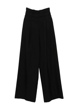 Viktor & Rolf pleated high-waisted trousers - Black