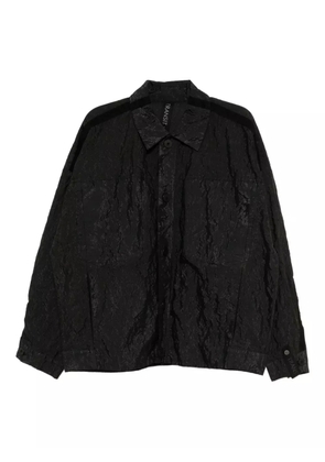 Transit crinkled shirt jacket - Black