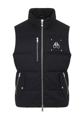 Moose Knuckles quilted logo-plaque gilet - Black