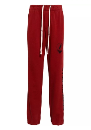 James Perse Grateful Dead cotton track pants - Red