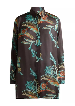 ETRO floral-print shirt - Brown