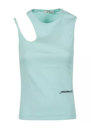 HINNOMINATE cut-out ribbed top - Green