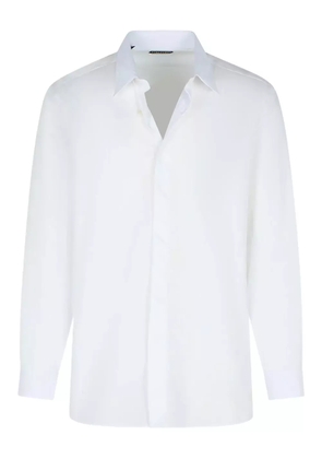 TOM FORD pointed-collar button-cuffs shirt - White