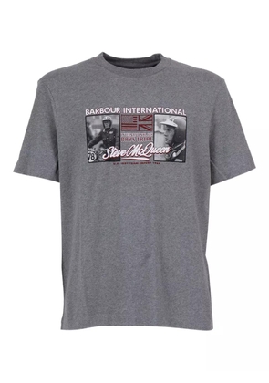 Barbour graphic-print T-shirt - Grey