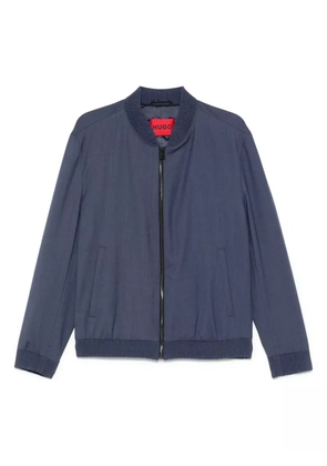 BOSS zip-up bomber jacket - Blue