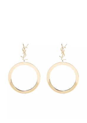 Saint Laurent Cassandre drop earrings - Gold