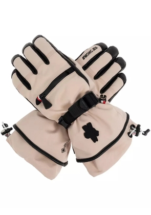 Moncler Grenoble padded gloves - Neutrals
