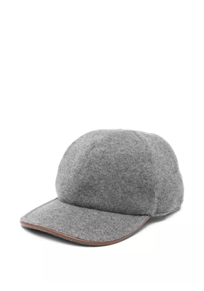 Kiton cashmere baseball cap - Grey