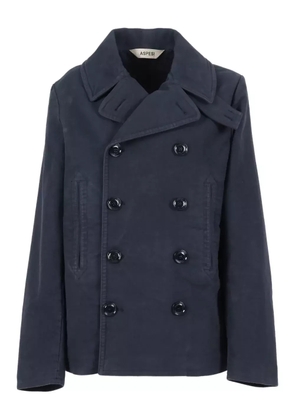 ASPESI double-breasted buttoned jacket - Blue