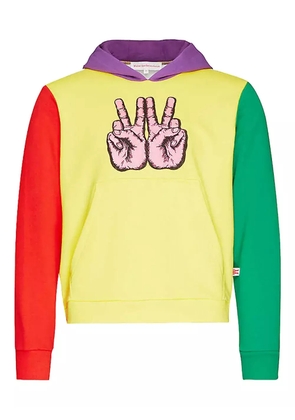 Walter Van Beirendonck W-Peace hoodie - Yellow