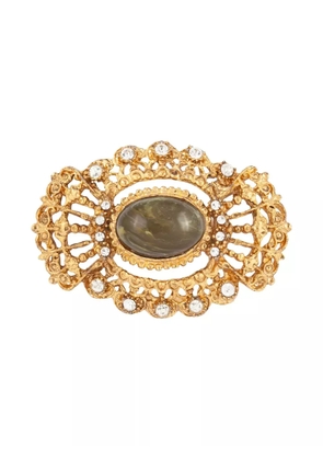 Susan Caplan Vintage 1980s Victorian Revival brooch - Gold