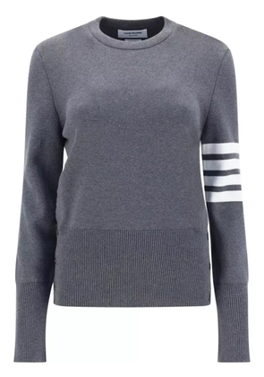 Thom Browne 4-Bar crew-neck jumper - Grey