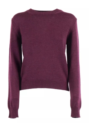 Ballantyne round-neck wool sweater - Purple