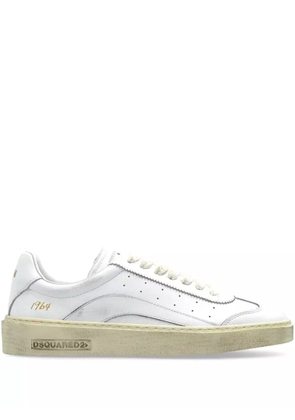 DSQUARED2 leather sneakers - White
