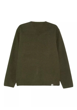 ANERKJENDT button-front patch-pocket cardigan - Green