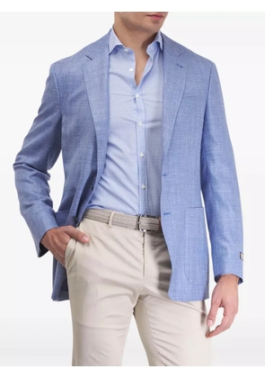 Canali single-breasted blazer - Blue