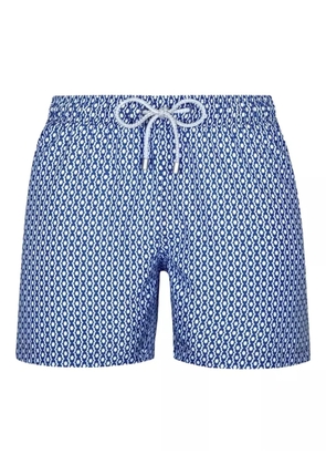 Bluemint geometric-print swim shorts - Black