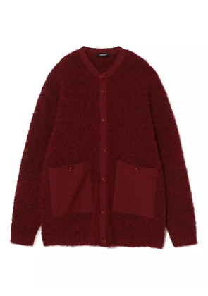 Undercover round-neck patch-pocket cardigan - Red
