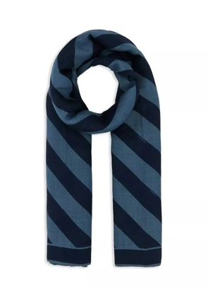 FENDI embroidered scarf - Blue
