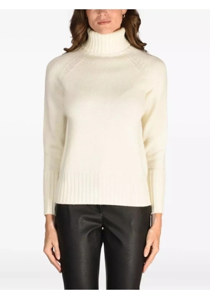 Drumohr turtleneck wool sweater - White