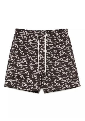 Paul & Shark printed swim shorts - Black