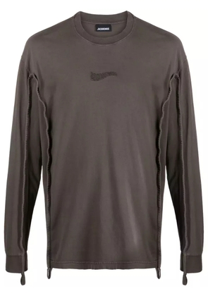 Jacquemus Le T-shirt Camargue organic-cotton top - Brown