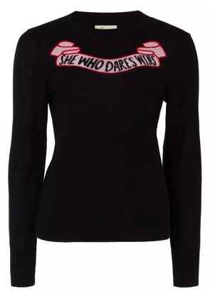 Temperley London She Who Dares Win jumper - Black